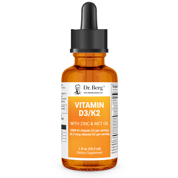 Vitamin D3 & K2 with Zinc & MCT Oil | Dr. Berg